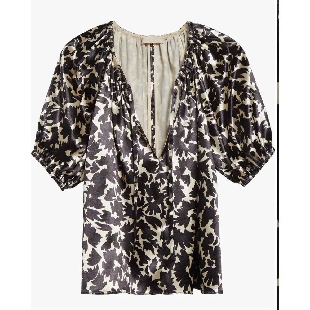 Ulla Johnson Elvia Blouse in Sapphire NWT Size 0